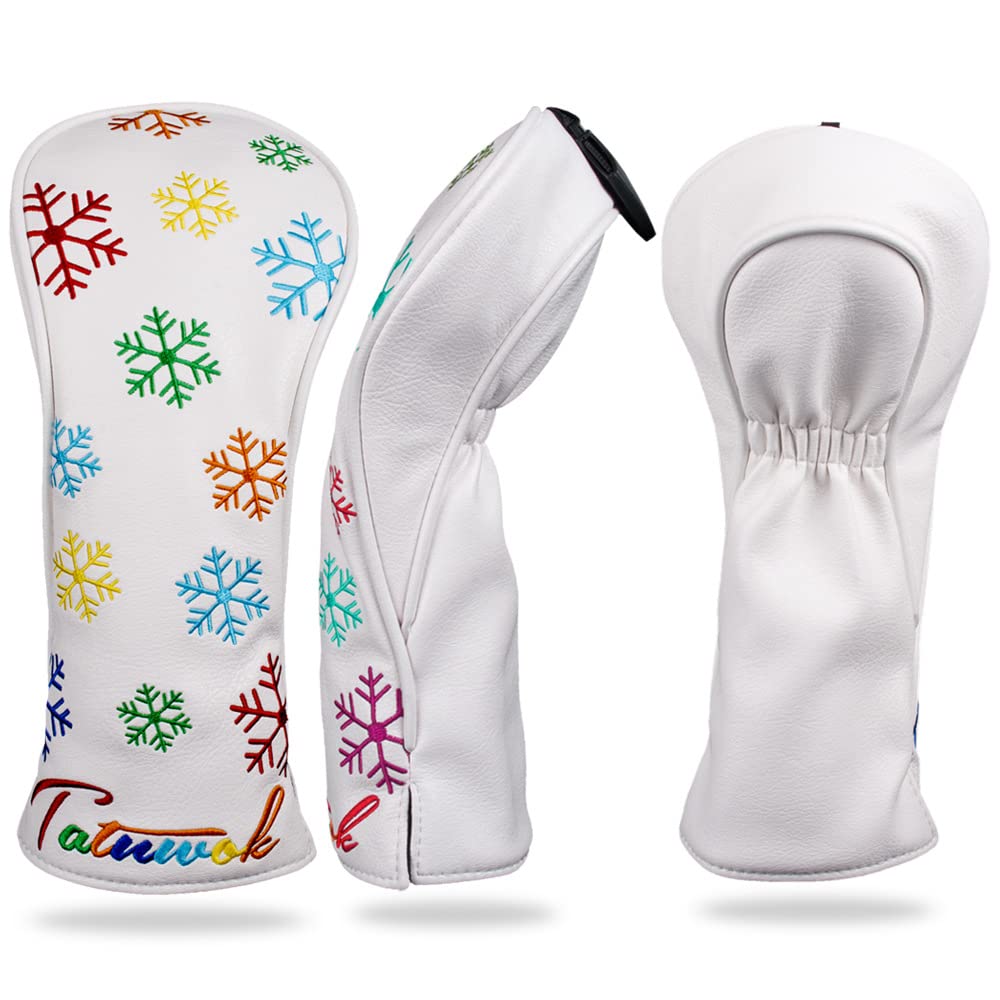 Kryt hlavy golfové hole Snow Flower Kryt na dřevo Kryt na driver 440cc 460cc Kryt na hybrid UT Vodotěsná specifikace Konverze Doug Zahrnuto Snow Flower 3