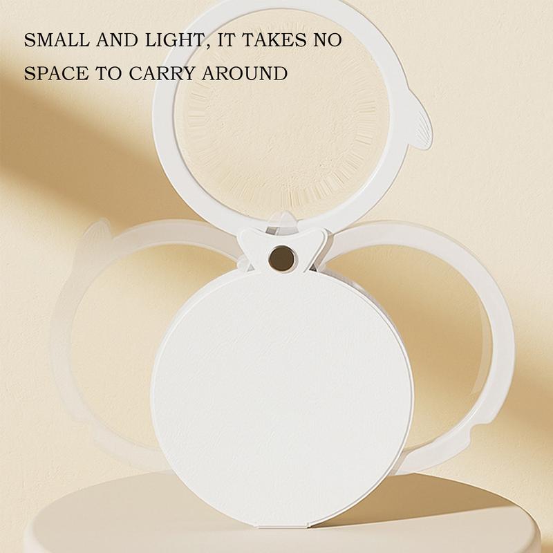 Pocket Magnifying Glass Portable Jewelers Magnifier With Lanyard 3 Magnification Senior Vision Aid Foldable Reading Tool For