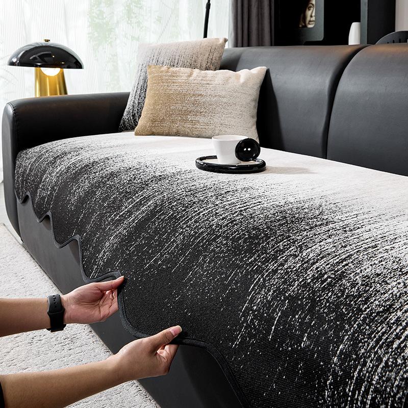 

Special-Shaped Straight-Row Sofa Cushion, Universal In All Seasons, High-End One-Piece Sofa Seat Cushion New Non-Slip Cover Towel 70*70cm