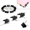 Black 51MM Swallowtail Clip for Documents and Drawing Board Binding