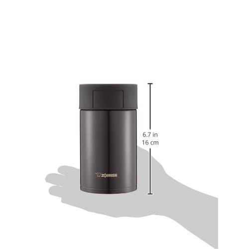 ZOJIRUSHI Stainless Steel Food Jar 550ml Dark Cocoa SW-HC55-TD