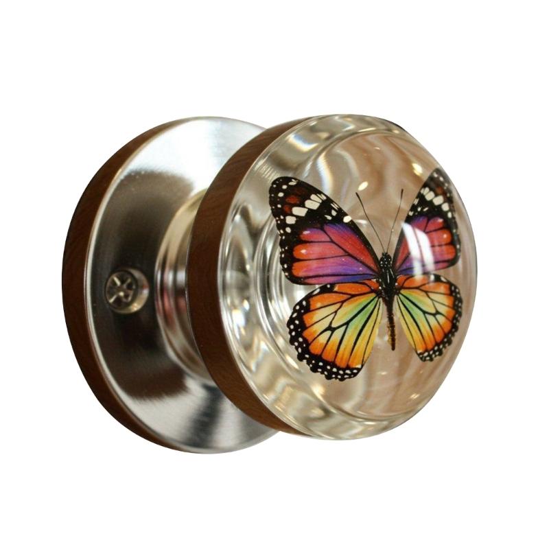 Maniglia per Porta in Resina Retro Fatta a Mano Cristalli Fiori Trasparenti Ferramenta Decorativa per Camera da Letto Ispirata alla Natura Ristrutturazioni Casa