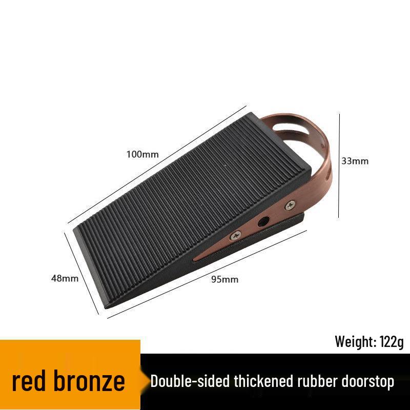 Adjustable Spring Door Stopper - Anti-Collision Door Blocker, Windproof and Heightened Door Wedge.