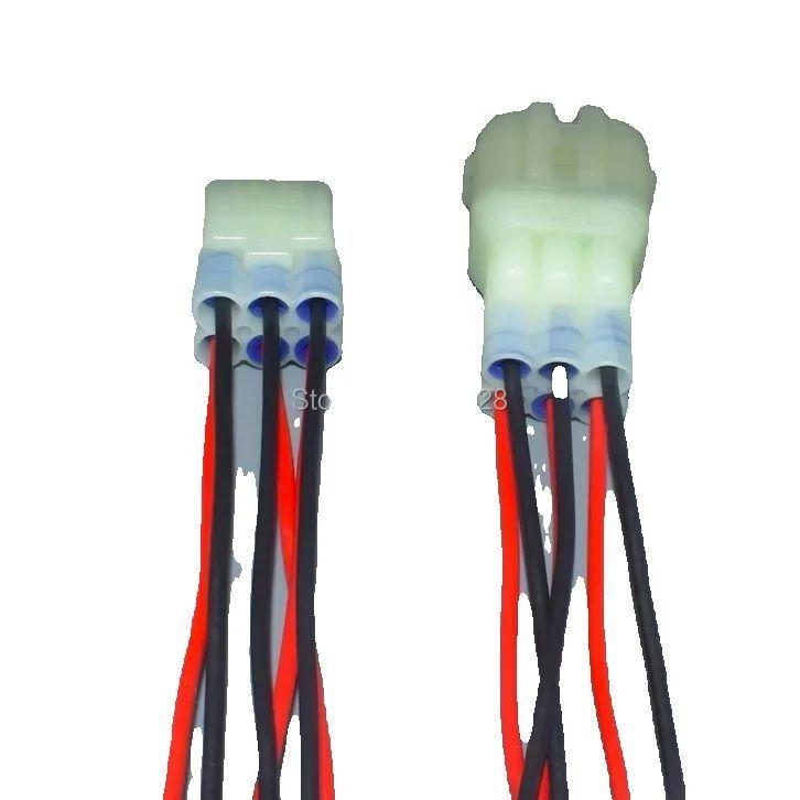worldgolden 6 Pin HM 090 Male Female Motorcycle Connector Electrical Connector for Toyota 6189-6171 6180-6181