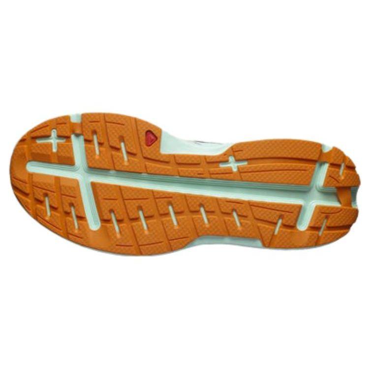 Salomon Aero Glide Bleached Sand Yucca Мужские кроссовки Серый Оранжево-Перечный — фото 5