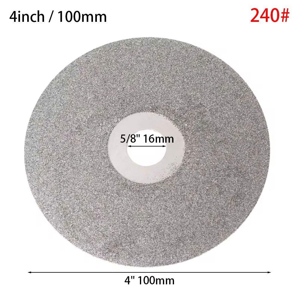 1Pcs Diamond Coated Diamond Grinding Disc 80-3000Grit Abrasive Disc Grinding Wheels 4inch 100mm Woodworking Tool