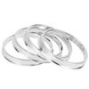INFINAUTO Hub Centric Rings 67.1mm ID To 73.1mm OD Car Wheel Hub Rings Aluminum Alloy 4pcs