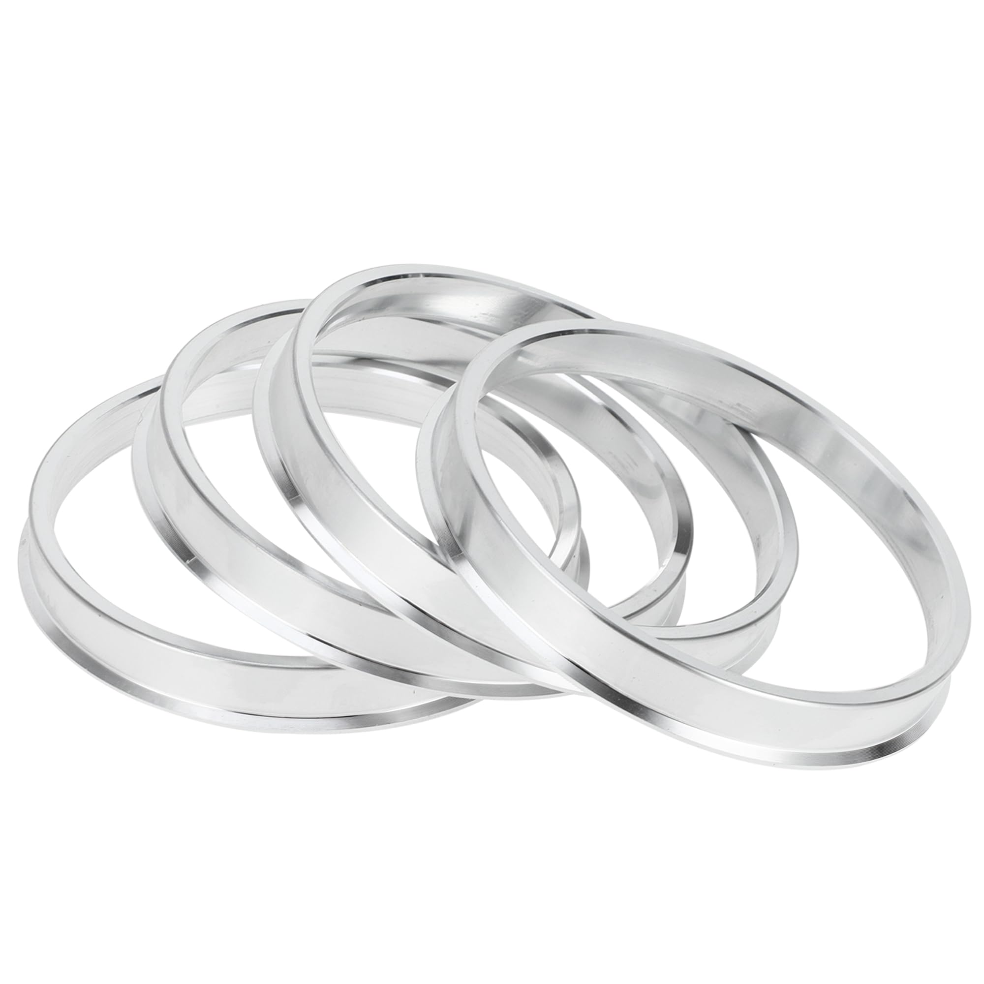 INFINAUTO Hub Centric Rings 67.1mm ID to 73.1mm OD Car Wheel Hub Rings Aluminum Alloy 4pcs 67.1mm ID to 73.1mm OD