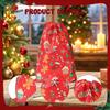 Christmas Drawstring Gift Bag Closure, Versatile Wrapping Pouch, Xmas Treats for