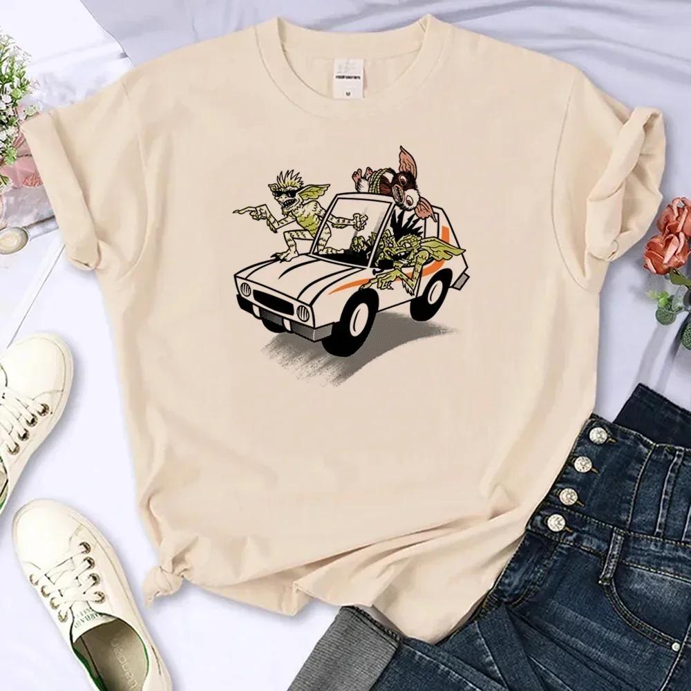 Women's Gremlins T-Shirt Anime Streetwear Funny T-Shirt Designer Women's Clothing Aesthetic Apparel