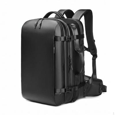Laptop Rucksack MultiFunction Travel Backpack Double Shoulder Business for Men, Students,