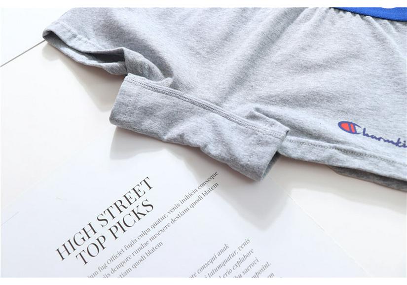 Women's Pure Cotton Breathable Antibacterial Triangle Briefs with Wide Waistband, Boyshorts, and Trendy Letter Design.