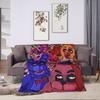 FNAFs Plush Blanket Kids Adult  Flannel Bedding Throws For Couch Chair Sofa Bed Warm Customized Quality Bedspread Gift