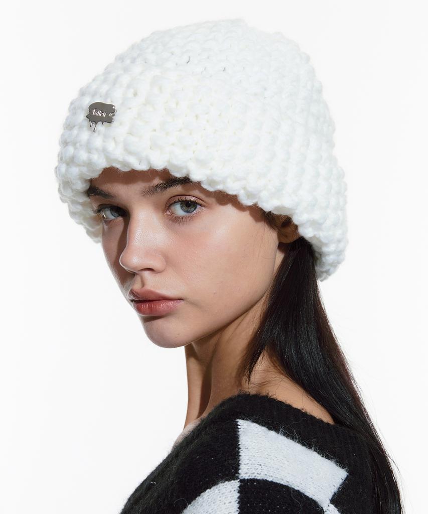 Palet Bold Knit Beanie Green