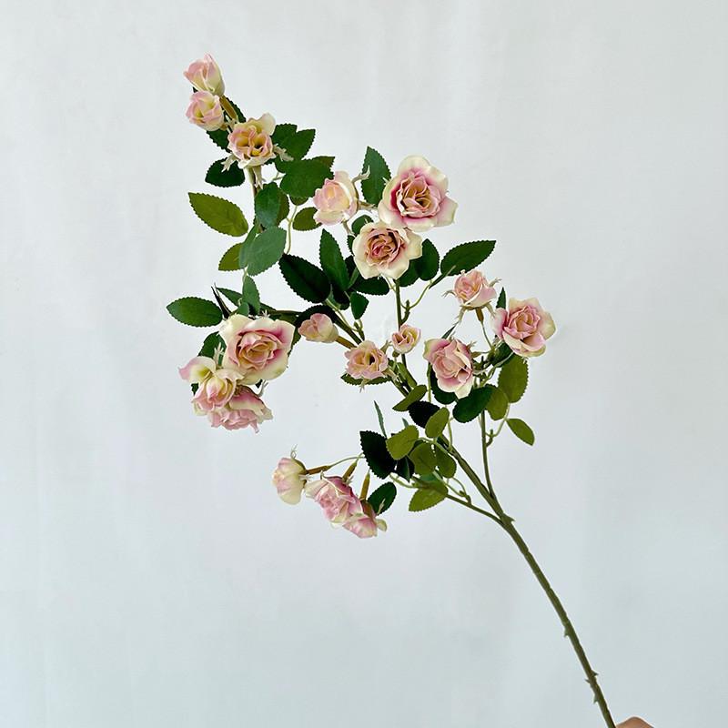Mini Flower Artificial Rose Wedding Hotel Restaurant Desktop Decoration Ornament