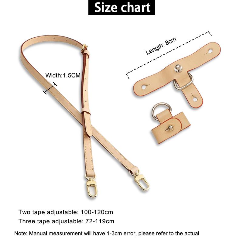 EverToner Bag Accessories Shoulder Straps For l-v Speedy 20 25 30 Leather Transformation bag belt buckle combination accessories
