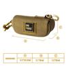 ONETIGRIS Sunglasses Case for Eyeglasses and Other with Hook and MOLLE Included Accessories, Belt, (Green)