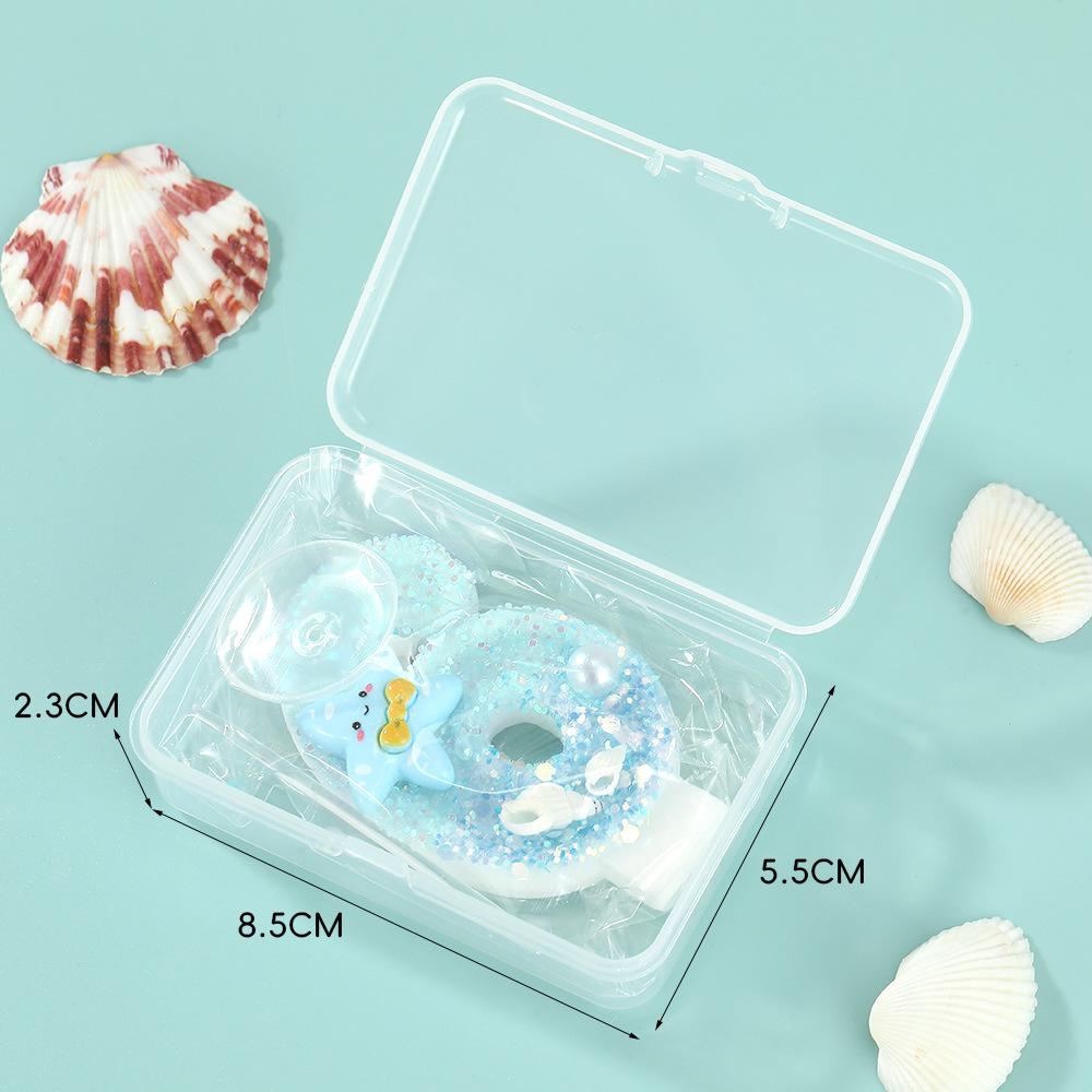 Handmade Cute Cartoon Starfish Number Birthday Party Candles