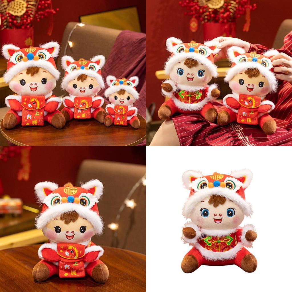 Traditionelles Pferde-Plüschtier mit weichem Kurzplüsch für Kinder und Sammler