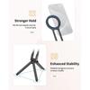 Alloy Phone Tripod Carabiner-Mounted For iPhone Portable Dual-sided Magnetic Tripod Desk Mount Phone Handle Holder Vlog Video