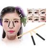 Permanent Eyebrow Makeup Ruler Reusable Tattoo Shaping Measure Tool Purple