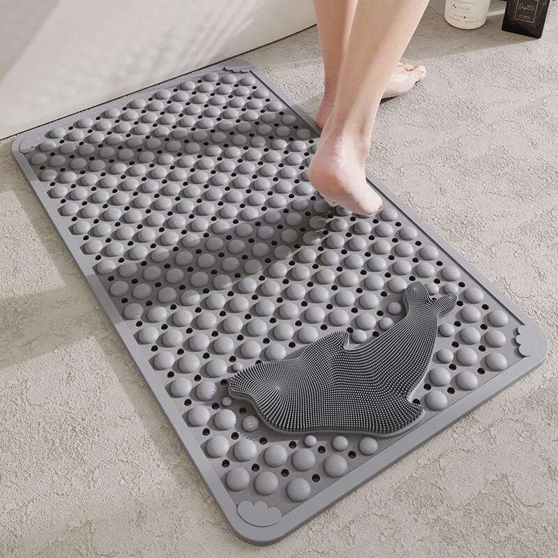 Huaxu Bathroom Non-Slip Mat, Shower Foot Pad, Anti-Fall Floor Mat for Bathroom, Large Massage Foot Pad for Elderly And Pregnant Wome