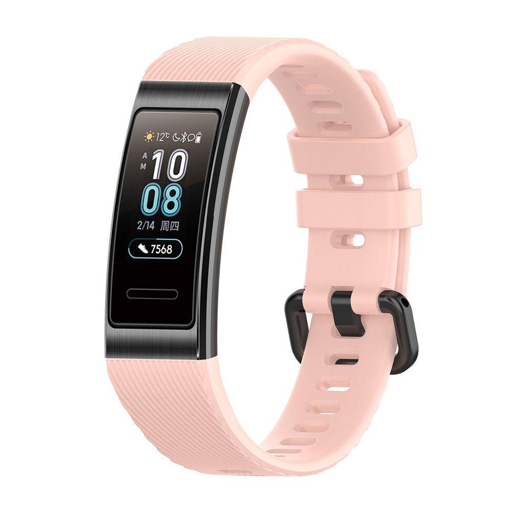 Pakeičiama sagtelė Minkštas silikoninis laikrodžio dirželis Apyrankės Dirželis Sportinis Skirta Huawei Band 3 / 3 Pro