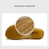 Plus Size Men's Breathable Leather Closed-Toe Sandals - Lightweight One-Strap Casual Beach Shoes