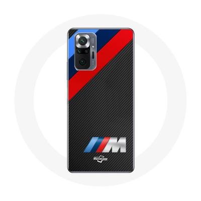 Tok Xiaomi Redmi Note 10 Pro készülékhez BMW M logóval, karbon mintával