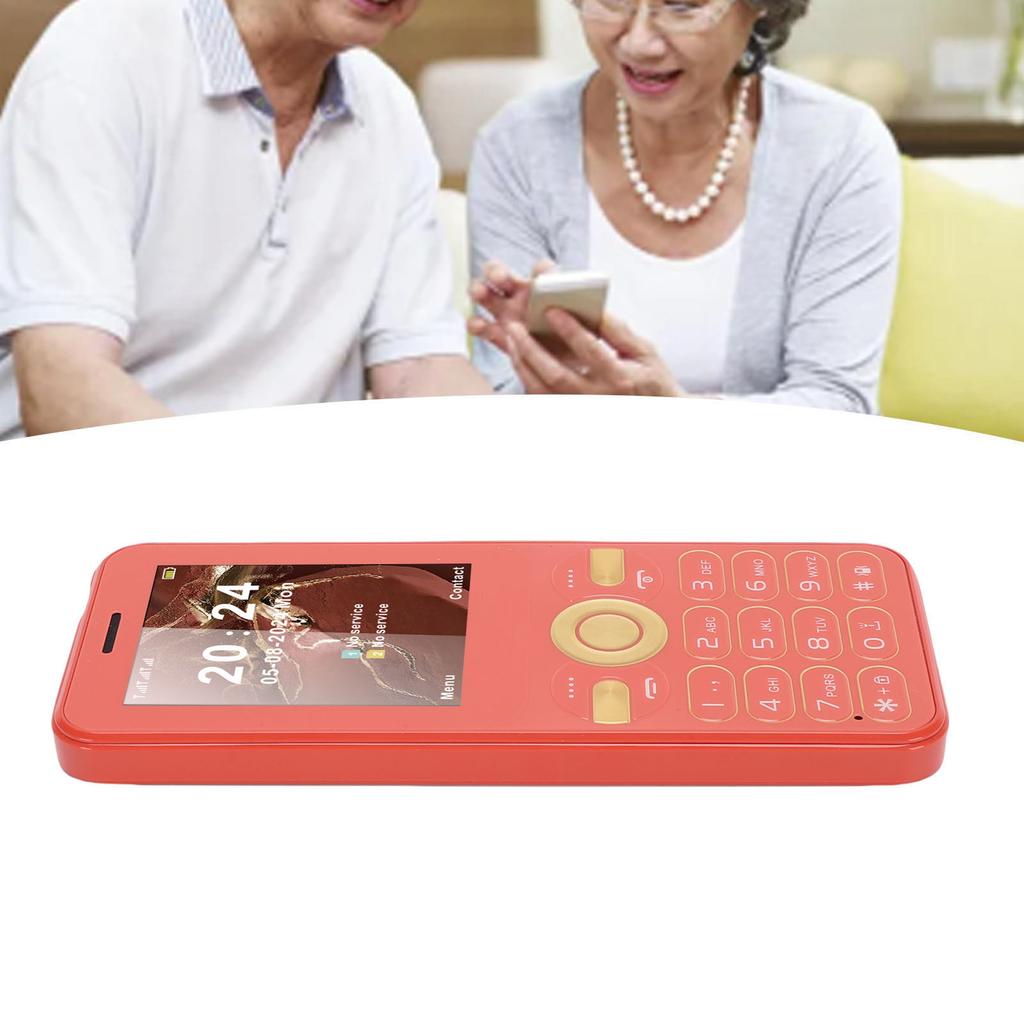 2G Phone   Slim 2.4 Inch Color Display Double SIM Double Standby Senior Mobile Phone with Flashlight Large Volume Big Buttons