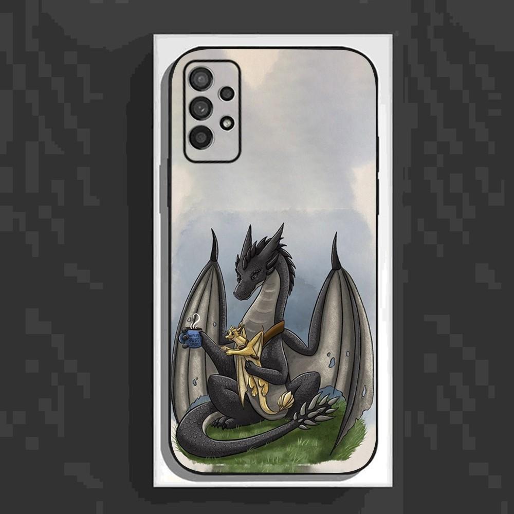 Dragon F-Fourth-h W-Wing Phone Case For Samsung Galaxy A13,A21s,A22,A31,A32,A52,A53,A71,A80,A91 Soft Black Cover