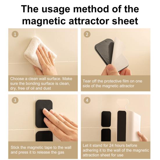 Yousheng Magnetic Storage Box Acrylic Straw Holder Large Capacity Multipurpose Reusable Tumbler Straw Organizer Kitchen Accessories Container