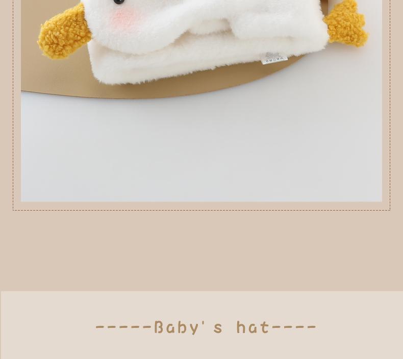 Winter Cartoon Gans Plüschschal für Jungen & Mädchen - Warmer, winddichter Nackenschutz für Kleinkinder.