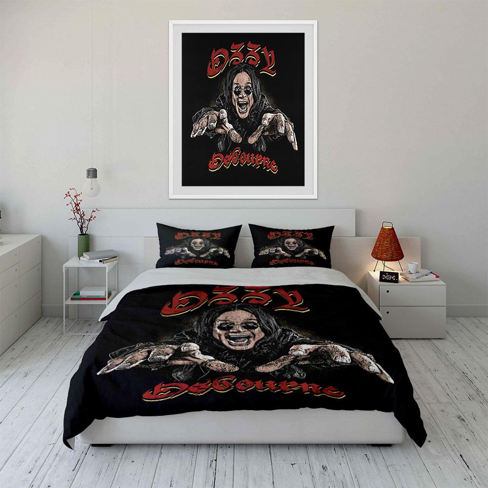 Rock Legend Graphic Design Bedding Duvet Cover Set Duvet Cover Pillowcases  (1*Duvet Cover 2*Pillowcases, Without Duvet Insert)