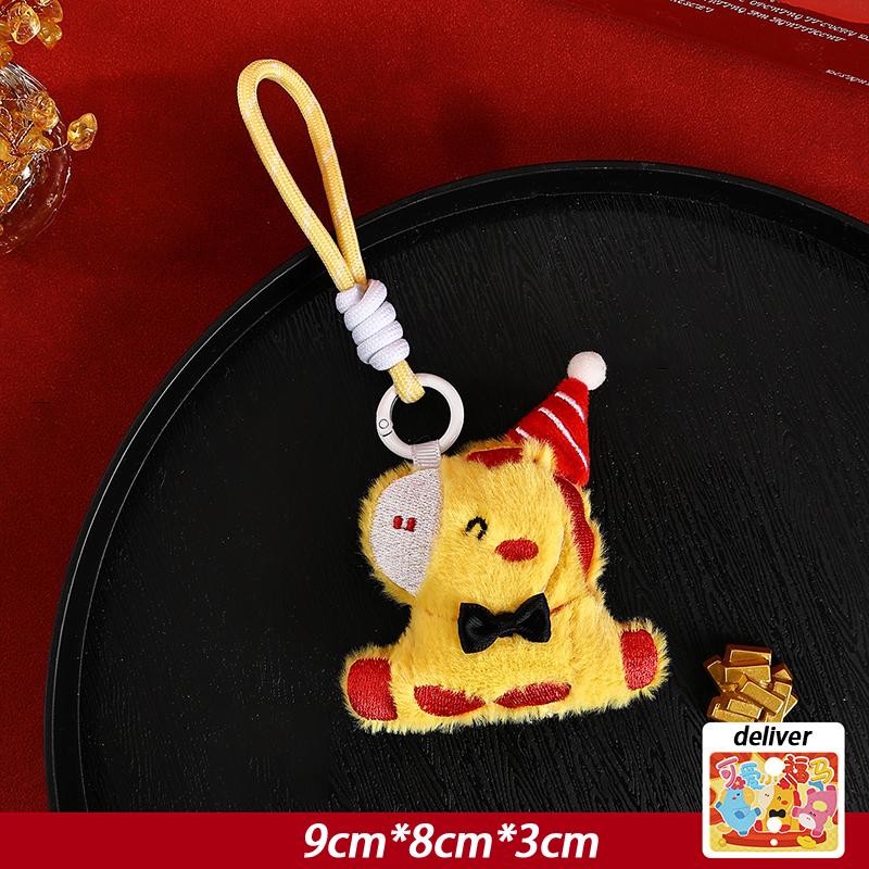

Cute Little Horse Plush Pendant The Year Of The Horse Lucky And Adorable Year Cartoon Ornament