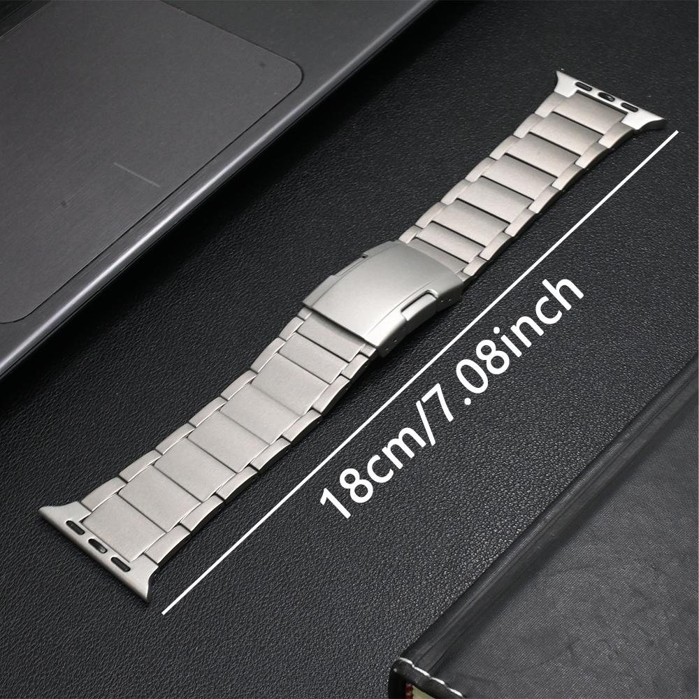 Titanium Band for Apple Watch Ultra 3 2 49mm Series 11 10 46mm Correa Luxury Strap for Iwatch 9 8 7 6 5 4 Se3 45mm 44mm Bracelet