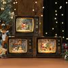Christmas Musical Snowing TV Ornament Night Light Gift
