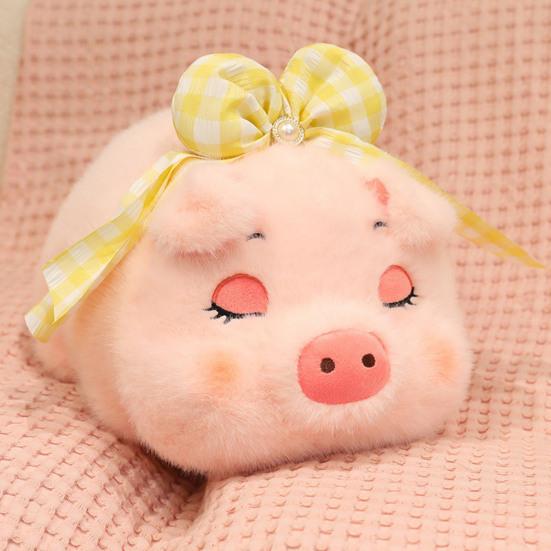 Soft Pig Plush Pillow Cute Pink Pig Hugging Pillow Stuffed Animal Throw Cushion Birthday Gift for Kids Girls