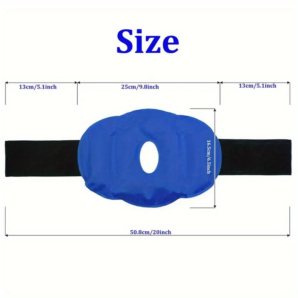 Knee Ice Pack for Injuries, Reusable Knee Cold Gel Pack Wrap Around Knee Cold Hot Compress for Knee Replacement Surgery Recovery