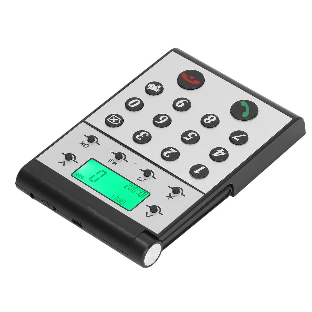 Wireless Intercom Phone 1000m Distance Clear Call Intelligent Networking Hands Free Intercom System Host Black