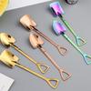 Pack of 8 Ice Cream Scoop Stainless Steel Watermelon Fruit Spades Dining Room Teaspoons Banquet Tableware Household Supplies