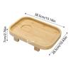 Clamp on Bathtub Side Tray Non-slip Small Side Table  College Dorm Room
