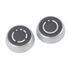 1Pair Radio Volume Control Knob Left Right Sensitive Durable Multimedia Volume Knob Caps Replacement for Boxster Cayman