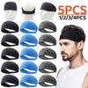 Quick Dry Workout Headband Anti-slip Breathable Sweatbands for Yoga Running Elastic Sports Headbands Sweat Absorption Headdress