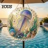 DIY Mosaic Craft for Adults Coastal Faux Pearl Painting Kit, Ocean Theme Art Stress Relief Creative Activity Sparkling Sea Animal Ornament