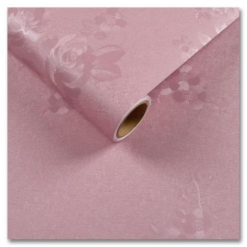 CRE8TIVE Floral Wallpaper Stickers, Pink, Self-Adhesive Wallpaper, 30x900cm, Embossed PVC, Cutting Sheet, for Applying Over Fusuma Doors, Self-Adhesiv