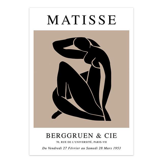 

ФЛОРИД Анри Матисс абстрактная живопись минимальная иллюстрация настенное искусство печать на холсте винтажный постер бежевые настенные панно домашний декор 21cm×30cm NoFrame