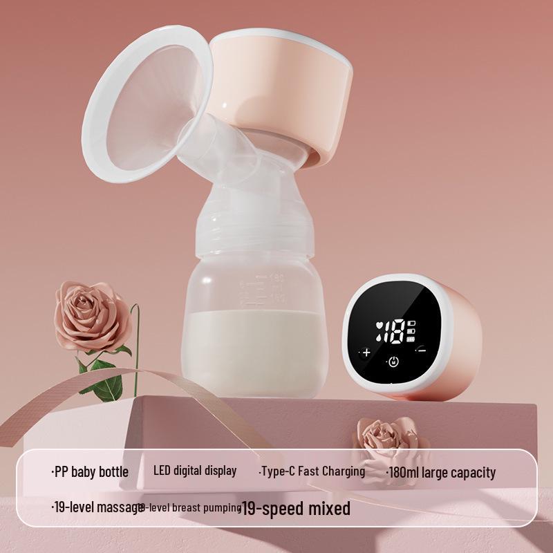 

Missbaby Electric Breast Pump: High Suction, Fully Automatic, Low Noise, & Comfortable Massage розовый