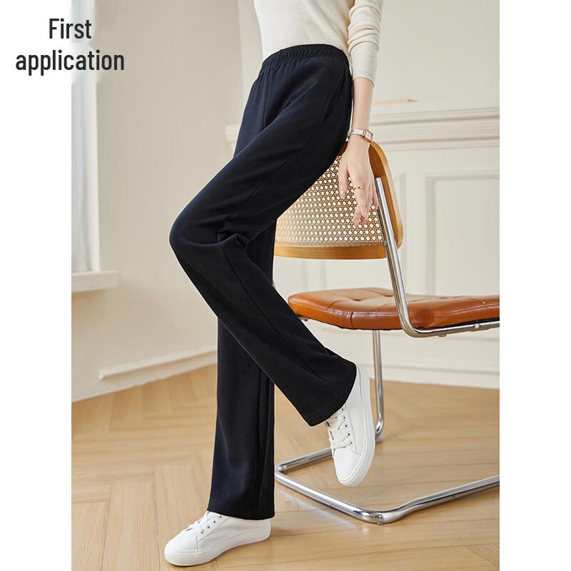 Chushen Women's High-Waist Straight Leg Casual Pants