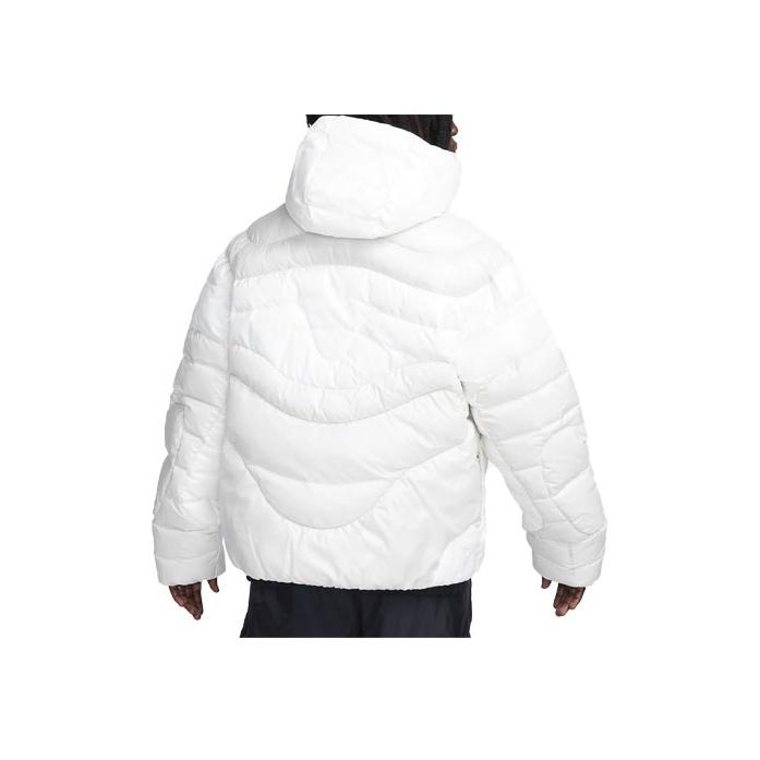 Nike Sportswear Tech Pack Solid Loose Long Sleeve Hooded Cotton Jacket Men jackets White FB7423-133